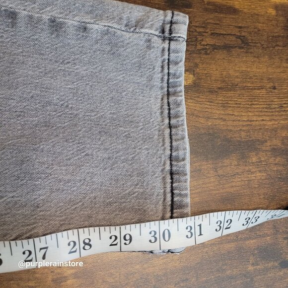 Levi's Jeans 31x32 Measures 31x31 Straight 505 Stretch Gray Denim Western - Picture 10 of 12